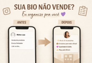 Eu vou Organizar sua bio do Instagram para atrair clientes