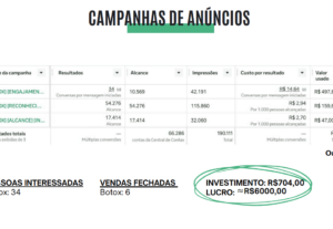 Eu vou criar anúncios que vão atingir suas metas