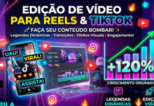 Eu vou editar seu vídeo com legendas dinâmicas