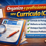Eu vou Organizar e profissionalizar seu currículo em 30min