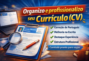 Eu vou Organizar e profissionalizar seu currículo em 30min