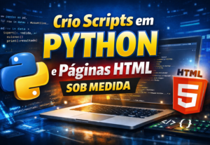 Eu vou Criar códigos em Python e sites HTML personalizado