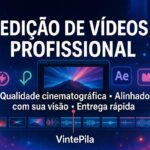 Eu vou editar seu video profissionalmente