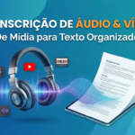Eu vou transcrever fielmente seu áudio ou vídeo