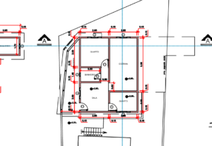 Eu vou desenvolver a planta baixa da sua casa