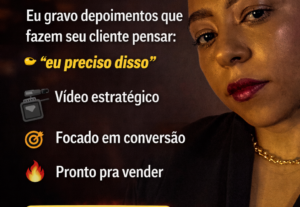 Eu vou Fazer um comercial do seu produto /serviço