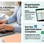 Eu vou fazer Digitação de documentos e planilhas.