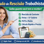 Eu vou fazer seu cálculos trabalhista completo