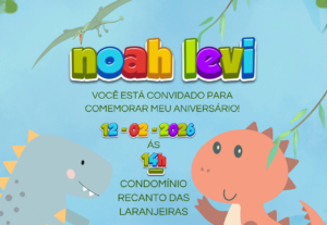 Eu vou fazer seu convite de eventos