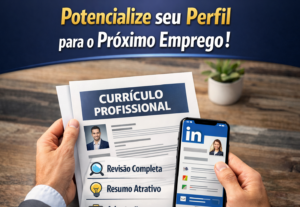 Eu vou criar seu currículo e perfil profissional no LinkedIn