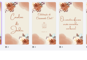 Eu vou fazer imagem ou vídeo de Save the Date.