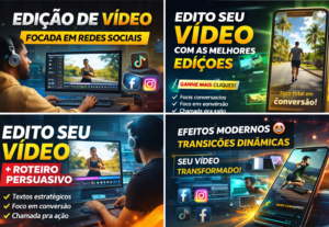 Eu vou editar seu vídeo ou criativo focado em conversão