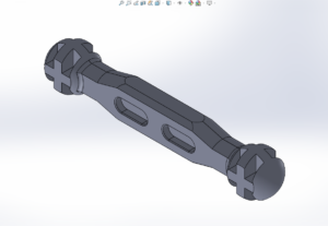 Eu vou criar o modelo 3D de uma peça simples no SolidWorks