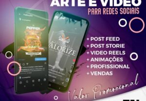 Eu vou Criar artes para suas redes sociais