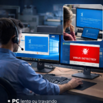 Eu vou resolver problemas no seu PC Windows remotamente