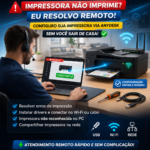 Eu vou configurar e resolver erros da sua impressora remoto