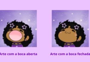 Eu vou fazer uma arte digital estilo chibi/anime