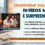Eu vou dar vida à qualquer foto e transformá-la em video.