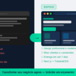 Eu vou criar uma landing page moderna para o seu negócio