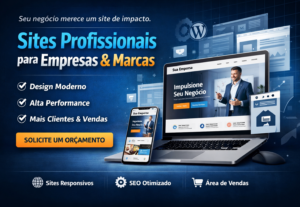 Eu vou construir seu site para sua marca/ empresa