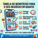 Eu vou Criar Arte Profissional para seu Negócio em 24h