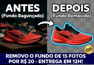 Eu vou remover o fundo de 15 fotos em até 12h