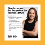 Eu vou fazer sua declaração do imposto de renda