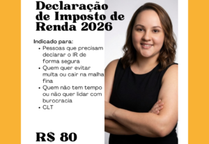 Eu vou fazer sua declaração do imposto de renda