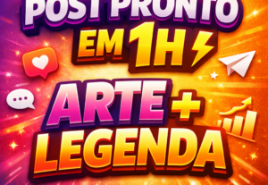 Eu vou fazer seu post para Instagram em até 1 hora