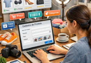 Eu vou Cadastrar produtos em loja virtual