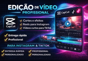 Eu vou Editar vídeos no CapCut para Instagram e TikTok