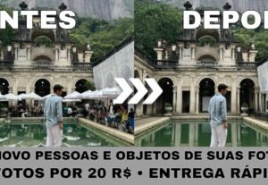 Eu vou editar o fundo de 3 fotos em até 12h