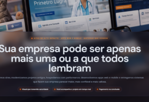 Eu vou Criar um site profissional para você e hospedar ele.