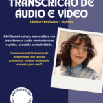 Eu vou Transcrever os áudios que você precisa com rapidez