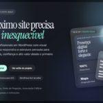 Eu vou criar seu site profissional em WordPress.