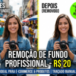 Eu vou fazer a remoção de fundos indesejados de suas 15 foto...