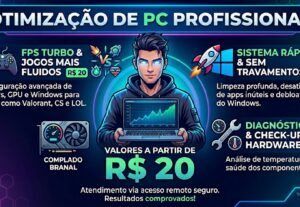 Eu vou otimizar o seu PC para Máximo Desempenho e FPS