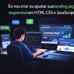 Eu vou criar sua landing page responsiva