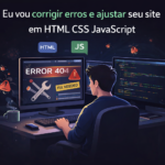 Eu vou corrigir erros no seu site
