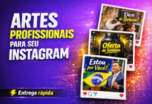 Eu vou Criar ​Posts profissionais para seu Instagram
