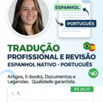 Eu vou fazer Tradução profissional Espanhol - Português
