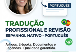 Eu vou fazer Tradução profissional Espanhol - Português
