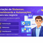 Eu vou Criar sistemas web e automações para empresas