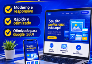 Eu vou Criar site profissional e responsivo para sua empresa