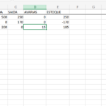 Eu vou entregar uma Planilha de Estoque Automática