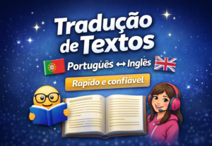 Eu vou traduzir seus textos e redações.