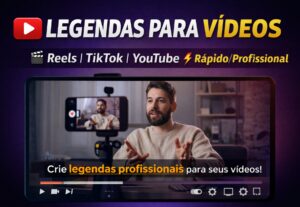 Eu vou legendar seu vídeo de forma rápida e profissional