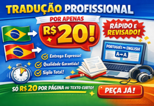 Eu vou Fazer Tradução Rápida e Profissional