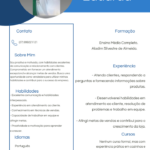 Eu vou criar um currículo profissional e atrativo em PDF
