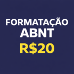 Eu vou Digitar e formatar seu trabalho nas normas ABNT rápid...